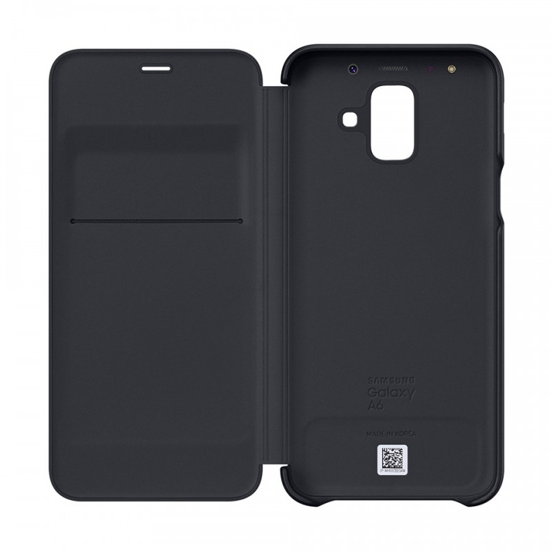 Bao Da Samsung Galaxy A6 Plus 2018 Wallet Cover Chính Hãng thiết kế nhỏ gọn, có ngăn đưng card, bảo vệ điện thoại tránh va chạm và hạn chế trầy xước